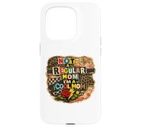 Retro Not Like A Regular Mom Funny Mothers Day Case for iPhone 15 Pro