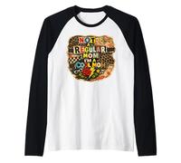 Retro Not Like A Regular Mom Funny Mothers Day Raglan Baseball Tee