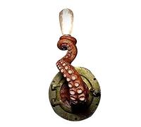 Retro Octopus Electric Light Tentacle Monsters with Bulbs Hanging on Wall Octopus Tentacle lamp Holder for Home Door Decoration Red