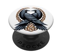 Retro Odin's Raven Northman Valhalla Norse Mythology PopSockets Adhesive PopGrip