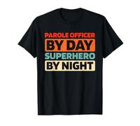 Retro Offender Supervision Services Vintage Parole Officer T-Shirt