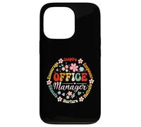 Retro Office Manager Appreciation - Cute School Admin Staff Case for iPhone 13 Pro