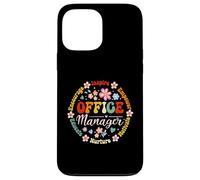 Retro Office Manager Appreciation - Cute School Admin Staff Case for iPhone 13 Pro Max