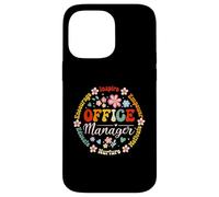Retro Office Manager Appreciation - Cute School Admin Staff Case for iPhone 14 Pro Max