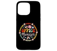 Retro Office Manager Appreciation - Cute School Admin Staff Case for iPhone 15 Pro Max
