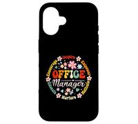 Retro Office Manager Appreciation - Cute School Admin Staff Case for iPhone 16