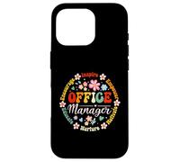 Retro Office Manager Appreciation - Cute School Admin Staff Case for iPhone 16 Pro