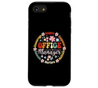 Retro Office Manager Appreciation - Cute School Admin Staff Case for iPhone SE (2020) / 7/8