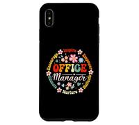 Retro Office Manager Appreciation - Cute School Admin Staff Case for iPhone XS Max