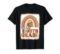 Retro Oh Hey Eighth Grade Boho Rainbow First Day Of School T-Shirt