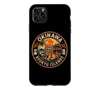 Retro Okinawa Shisa Lion Travel Ryukyu Islands Souvenir Case for iPhone 11 Pro Max