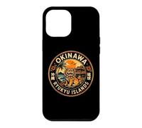 Retro Okinawa Shisa Lion Travel Ryukyu Islands Souvenir Case for iPhone 12 Pro Max