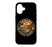 Retro Okinawa Shisa Lion Travel Ryukyu Islands Souvenir Case for iPhone 16