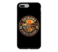 Retro Okinawa Shisa Lion Travel Ryukyu Islands Souvenir Case for iPhone 7 Plus/8 Plus