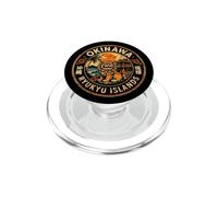 Retro Okinawa Shisa Lion Travel Ryukyu Islands Souvenir PopSockets PopGrip for MagSafe