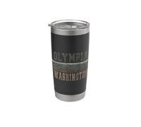 Retro Olympia Washington Stainless Steel Insulated Tumbler