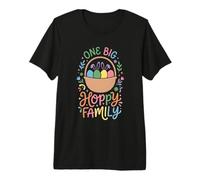 Retro One Big Hoppy Family Easter Bunny Basket Tee Premium T-Shirt