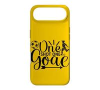 Retro One Shot One Goal Team Spirit Soccer Coach Player Fan Case for iPhone Air