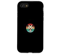 Retro Opossum Anxiety Attack Humor Psychiatrists Case for iPhone SE (2020) / 7/8