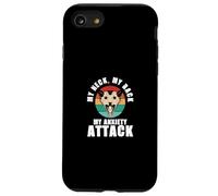 Retro Opossum Anxiety Attack Humor Psychiatrists Case for iPhone SE (2020) / 7/8