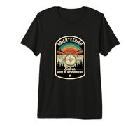 Retro Orienteering Solves Most of My Problems Fun Navigator Premium T-Shirt