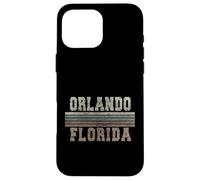 Retro Orlando Florida Case for iPhone 16 Pro Max