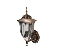 Retro Outdoor Waterproof Antirust Wall Lamp Garden Gateway Sconce Courtyard Corridor Villa Residential Balcony Lights Wall (Color : A Size : 1638cm)