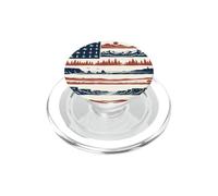Retro Outdoors Landscape Mountains Forest Desert Scene PopSockets PopGrip for MagSafe