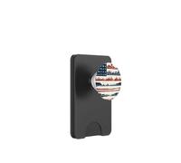 Retro Outdoors Landscape Mountains Forest Desert Scene PopSockets PopWallet for MagSafe