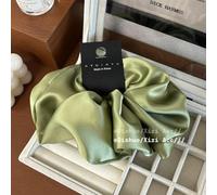 Retro oversized 18cm diameter satin large intestine hair ring, temperament fashion fat intestine hair ring head rope