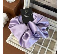 Retro oversized 18cm diameter satin large intestine hair ring, temperament fashion fat intestine hair ring head rope