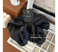 Retro oversized 18cm diameter satin large intestine hair ring, temperament fashion fat intestine hair ring head rope