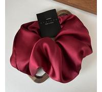 Retro oversized 18cm diameter satin large intestine hair ring, temperament fashion fat intestine hair ring head rope