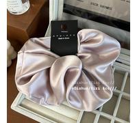 Retro oversized 18cm diameter satin large intestine hair ring, temperament fashion fat intestine hair ring head rope