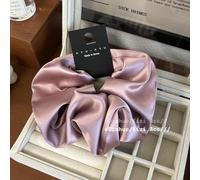 Retro oversized 18cm diameter satin large intestine hair ring, temperament fashion fat intestine hair ring head rope