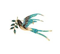 Retro Owl Shaped Pin Sturdy Alloy Designs Rhinestones Accent Stylish Outfit Enhancer Unisex Gift Ideas Fashion Owl Brooch