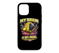 Retro Padel - My Brain Is 95% Padel And 5% Useless Case for iPhone 12/12 Pro