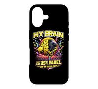 Retro Padel - My Brain Is 95% Padel And 5% Useless Case for iPhone 17