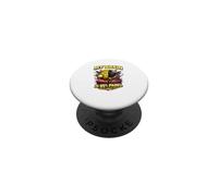 Retro Padel - My Brain Is 95% Padel And 5% Useless PopSockets Adhesive PopGrip