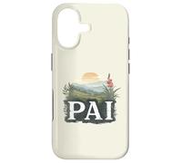 Retro Pai Landscape Vintage Souvenir Case for iPhone 17