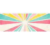 Retro Paint by Numbers for Adults Beginners, 34x101 Inch Large Paint by Numbers Geometry, Easy DIY Acrylic Oil Painting by Numbers for All Ages Crafts for Home Wall Decor Gift (Without Frame) -H990