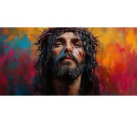 Retro Paint by Numbers for Adults Beginners, DIY Large Acrylic Paint by Number Kits on Canvas 80x160cm/32x64in, Panoramic Wall Art for Home Decor Arts and Crafts Hobby Gift, Man,Without Frame,w-535k