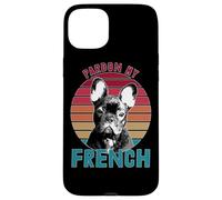 Retro Pardon My Frenchie Shirt Dog Lover French Bulldog Case for iPhone 15 Plus