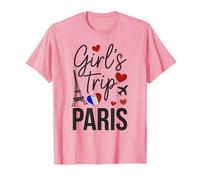 Retro Paris Girls Trip Vacay Fabulous Vacation Sisters Moms T-Shirt