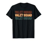 Retro Parking Service Squad - Car Vintage Valet Attendant T-Shirt