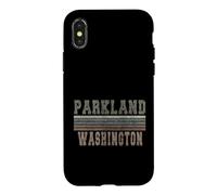 Retro Parkland Washington Case for iPhone X/XS