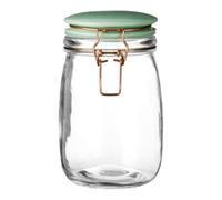 Retro Pastel Green Glass Jar- 1000ml | Luca