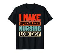 Retro Patient Care Expert Vintage Clinical Nurse Specialist T-Shirt