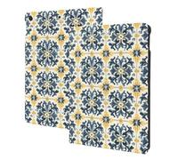 Retro Pattern Q Print Compatible with ipad 9th/8th/7th Generation Case Cover, Tablet Cases Compatible with ipad Case 10.2 Inch, Auto Wake/Sleep, Folio Stand