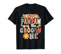 Retro Pawpaw of Groovy One Matching Family 1st Birthday T-Shirt